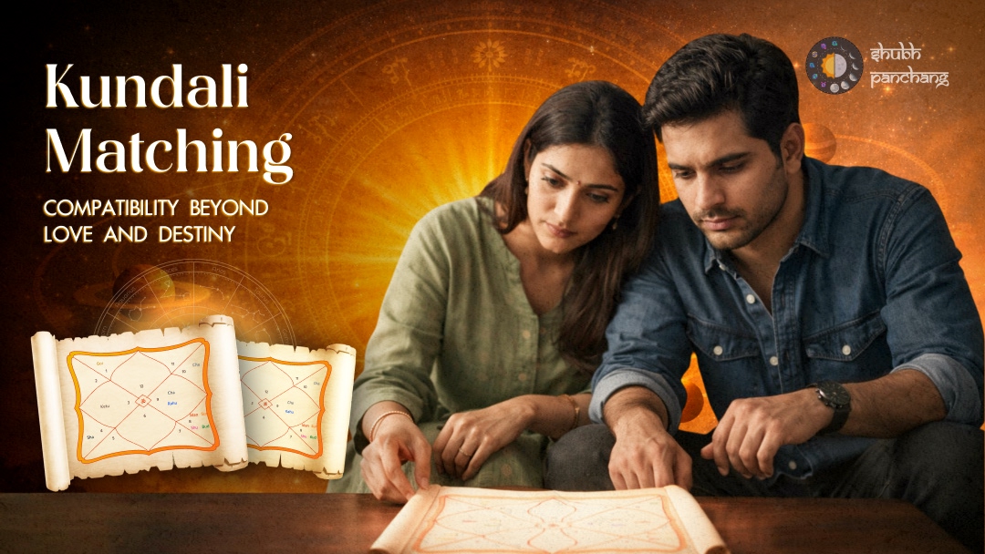 Featured image for कुंडली जुळवणी: प्रेम आणि नशिबापलीकडची अनुकूलता
